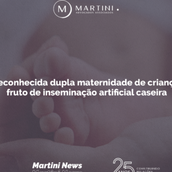 Reconhecida dupla maternidade de criança fruto de inseminação artificial caseira