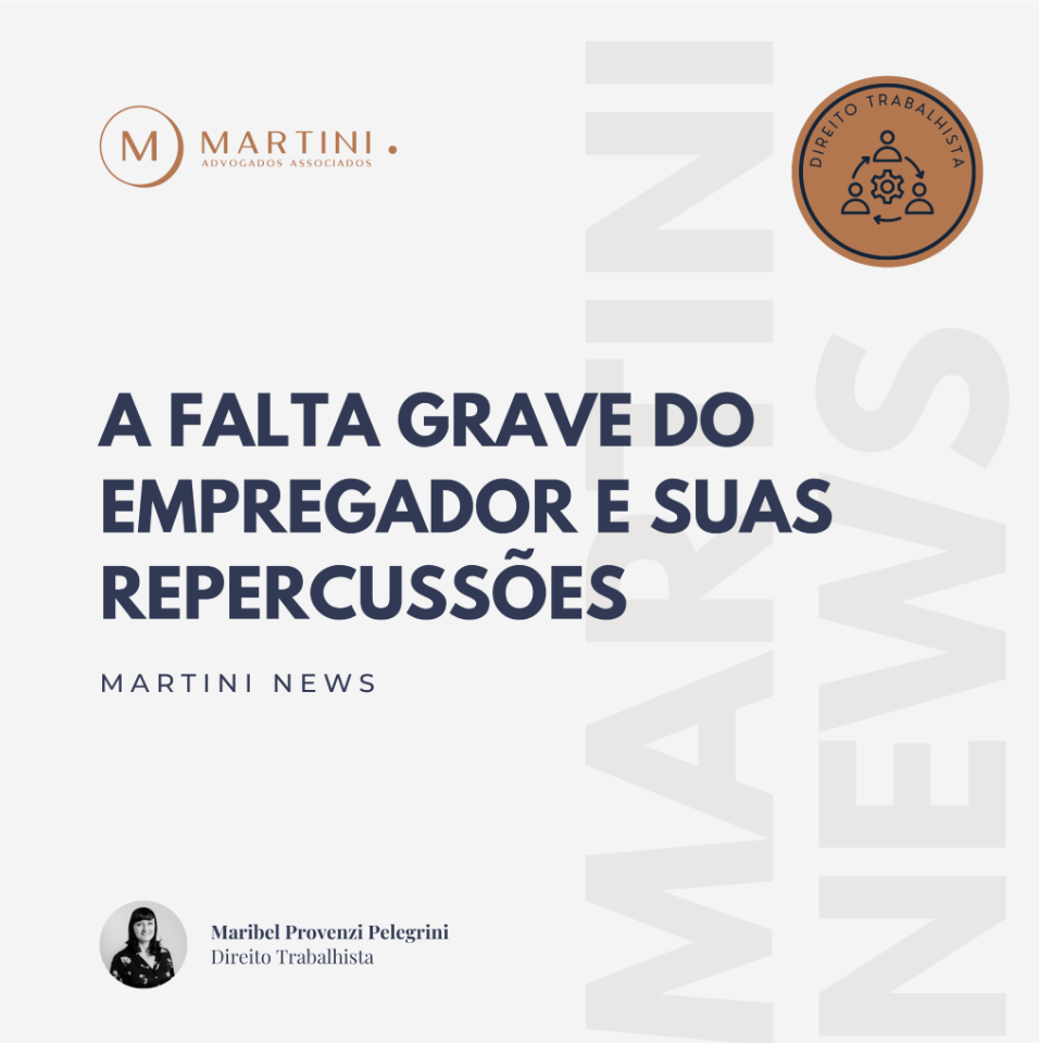 A falta grave do empregador e suas repercussões